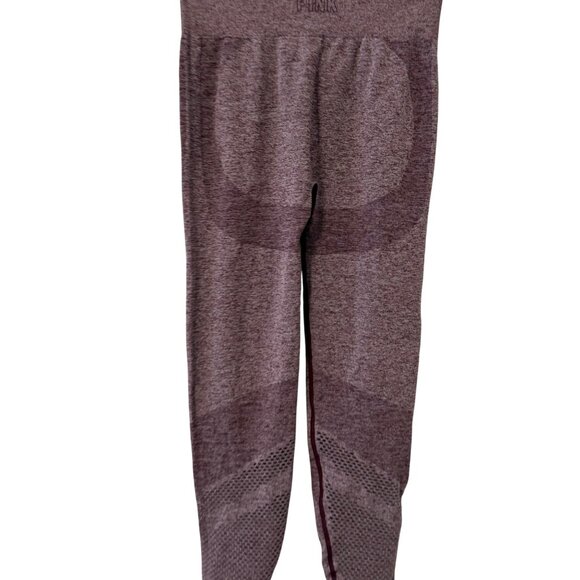 Victorias Secret Pink Womens Seamless High-Waist Leggings Maroon Heather Size L - Picture 10 of 12